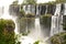 Detail of the falls from lower circuit. Iguazu national park. Puerto Iguazu. Misiones. Argentina