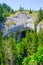 detail of the famous wonderful bridges in bulgaria which are a natural rock formation formed by a small river going