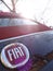 Detail from Fiat 500 black and red