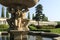 Detail of the fountain in the Floral Garden Kromeriz