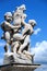 Detail of the Fountain Putti Fountain at Piazza dei Miracoli square in Pisa, Tuscany, Italy