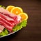 Detail of fresh and raw meat. Ribs and pork chops uncooked, uncut ready to grill and barbecue with clipping path