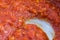 Detail of freshly cooked tomato sauce