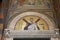 Detail of the front facade of Amalfi Cathedral dedicated to the