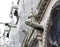 Detail of GARGOYLE in notre dame Basilica in Paris France