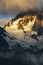 Detail of Glacier on Cathedral Peak, Haines Alaska