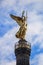 Detail of the golden angel of the Siegessaeule Victory Column in Berlin