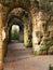 Detail of gothic ruins of Oybin monastery in Germany