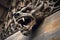 detail of a gothic stone gargoyle on a cathedral