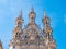 Detail of the gothic style of the cityhall building in the old town of Leuven