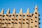 Detail of the Great Mosque of Djenne, Mali.