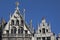 Detail of guild houses, Antwerp, Belgium