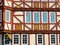 Detail half-timbered house