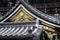 Detail of Higashi Honganji temple rooftop, Kyoto