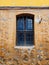 Detail of Historical Brown Stucco House, Plovdiv, Bulgaria