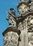 Detail of Holy Trinity Column in Olomouc,unesco heritage
