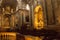 Detail inside Estrela basilica in Lisbon, Portugal