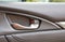 Detail of interior Car door handle