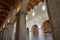 Detail of the interior of the medieval Abbey of San Liberatore a Majella in Serramonacesca in Abruzzo Italy