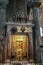 Detail of the interior of Pisa Cathedral in Tuscany Italy.