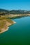 Detail of the Iznajar reservoir, in Andalusia, Spain