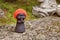 Detail of a Jizo statue in a Japanese temple