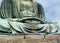 Detail of Kamakura Great Buddha / Daibutsu at Buddhist KÅtoku-in in Kamakura