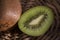 Detail of kiwi fruit