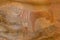 Detail of Laas Geel rock paintings, Somalila
