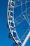 A detail of the latest downtown Helsinki tourist attraction, Helsinki Skywheel ferris wheel