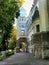 Detail of library building Chernihiv, Ukraine