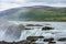 Detail of the majestic Godafoss waterfall near the city of Akureyri