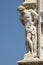 Detail of the Milan Cathedral, ancient cathedral church in the center of Milan, Italy.