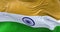 Detail of the national flag of India flying in the wind. Democracy and politics.