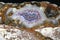 Detail of nice agate mineral background