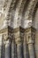 Detail north gate, cathedral of Tudela, Navarra,