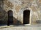 Detail of old doors in Biescas. AragÃ³n. Spain.