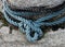 Detail of old maritime rope