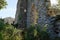 detail of old ruins of a castle near biassa a little village in la spezia