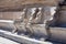 Detail of Olympic Panathenaic stadium in Athens