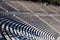 Detail of Olympic Panathenaic stadium in Athens