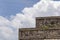 Detail of one of the Teotihuacan Pyramids in Mexico