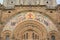 Detail of the ornate Sagrat Cor church, Tibidabo