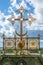 Detail of an orthodox cross, St Peter and Paul church, Peterhof