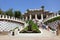 Detail of Park Guell, designed by Antonio Gaudi