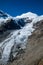 Detail of the Pasterze glacier at the foot of Grossglockner in Austria