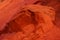 Detail patterns and cracks in Red Navajo sandstone walls