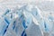 Detail of Perito Moreno glacier in Los Glaciares National Park, Argentina