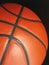 Detail photography of basketball ball