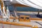 Detail photos of a sailing yacht